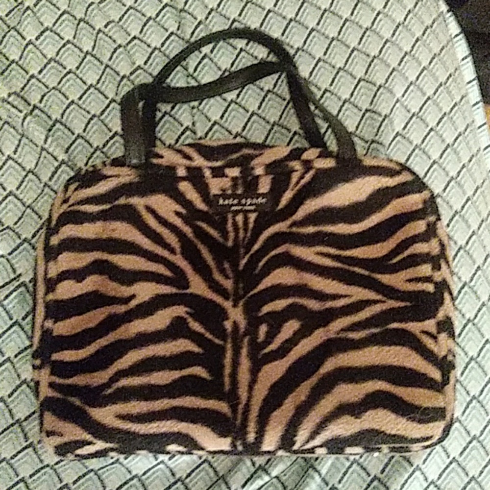 Vintage Kate Spade plush handbag